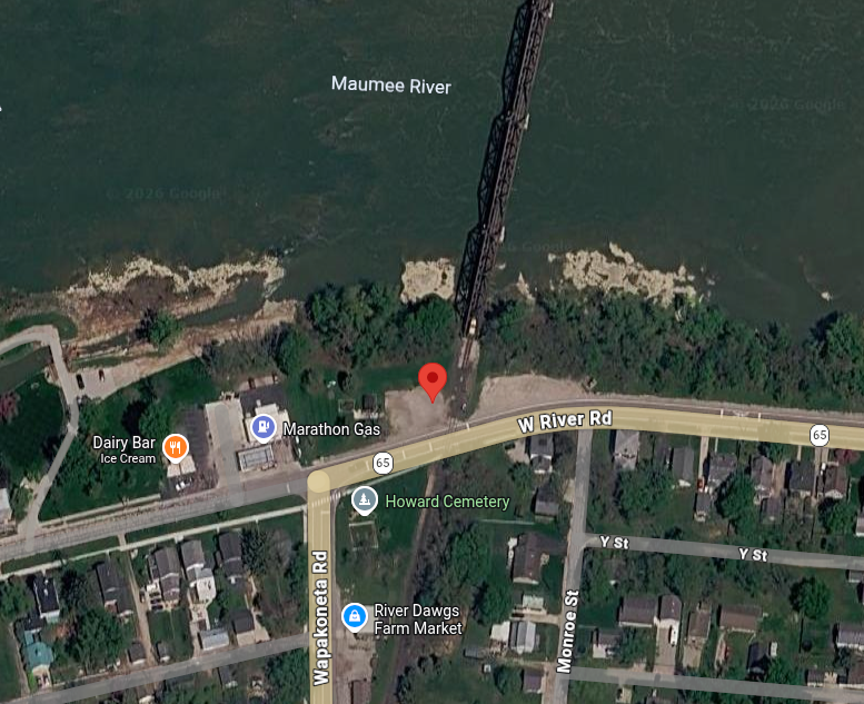 Motorcar ride location map and overview