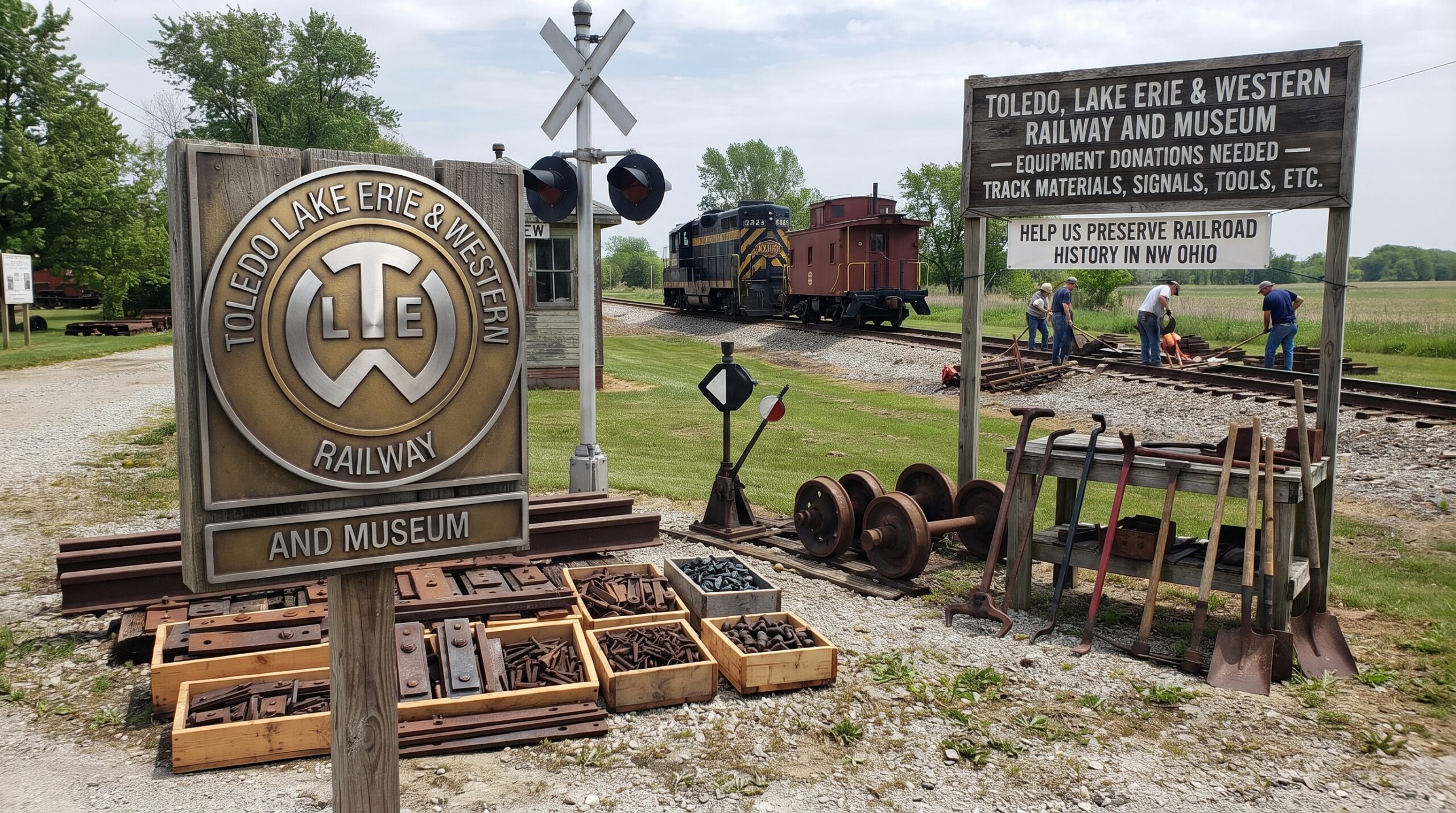 Railroad Supply & Equipment Donations Needed